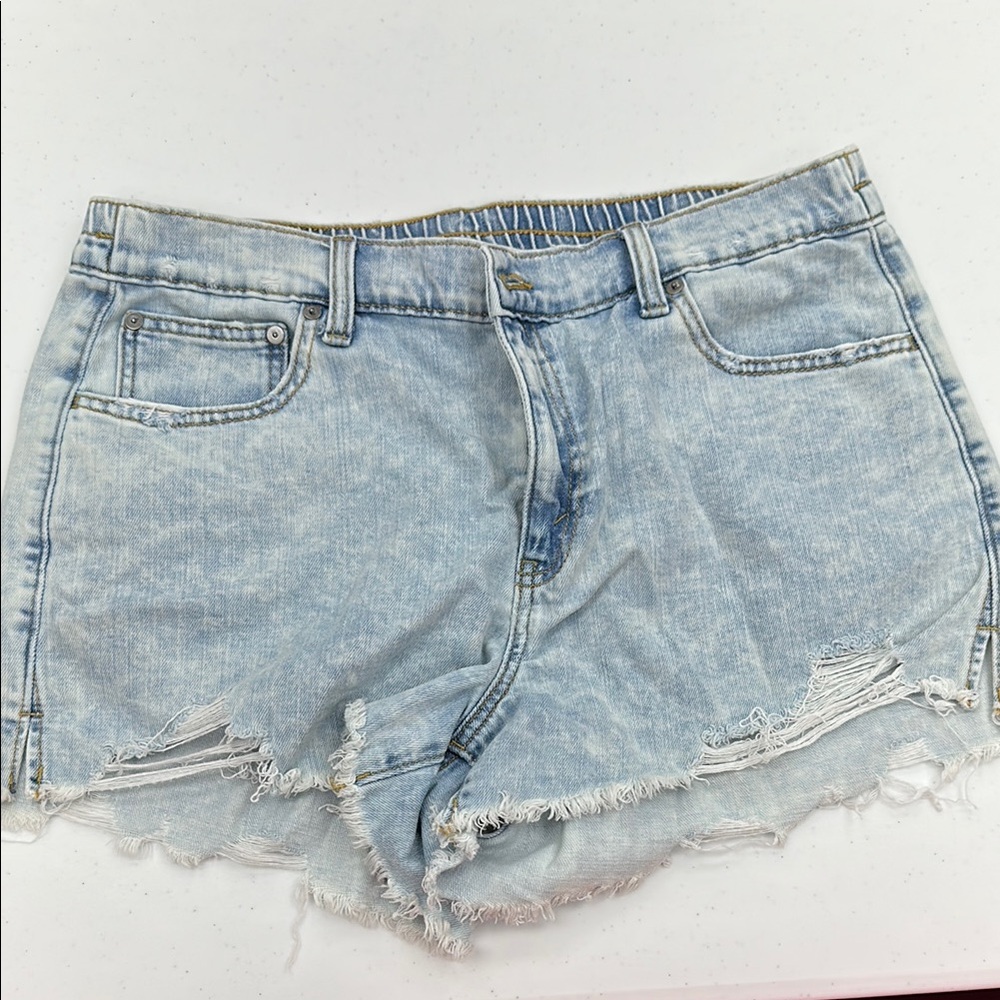 Light Blue Denim Women's Shorts